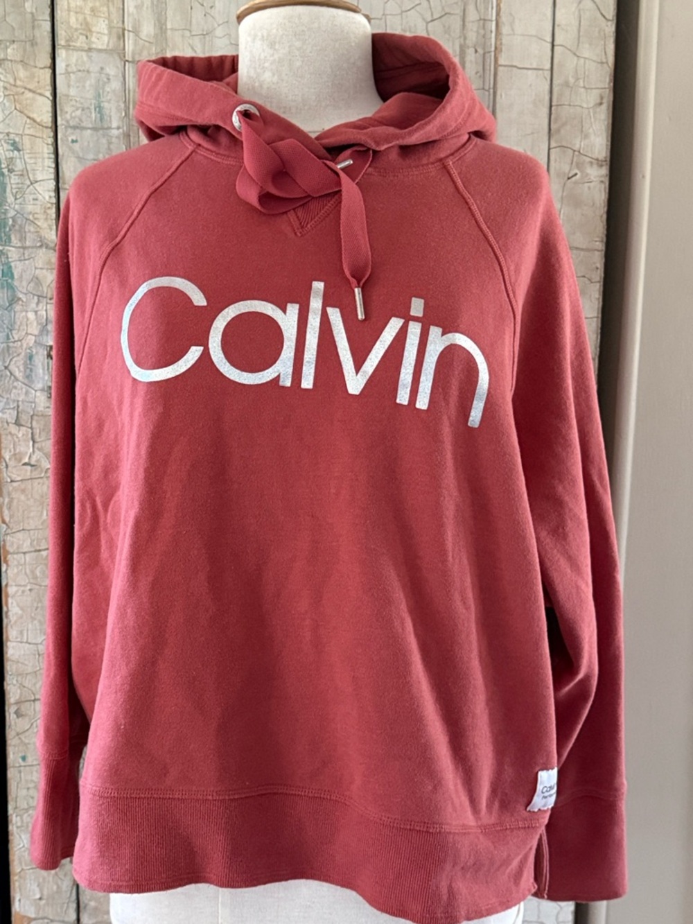 Calvin Klein Performance Hoodie Sweatshirt Women's XXL Sporty Casual Beachy